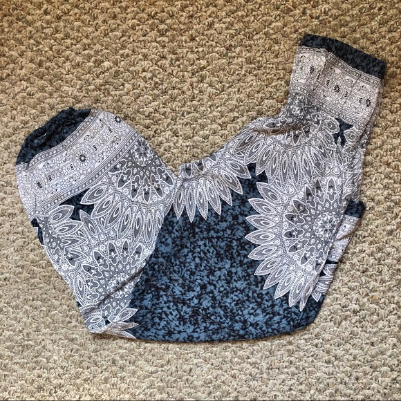 Pants - patterned harem pants